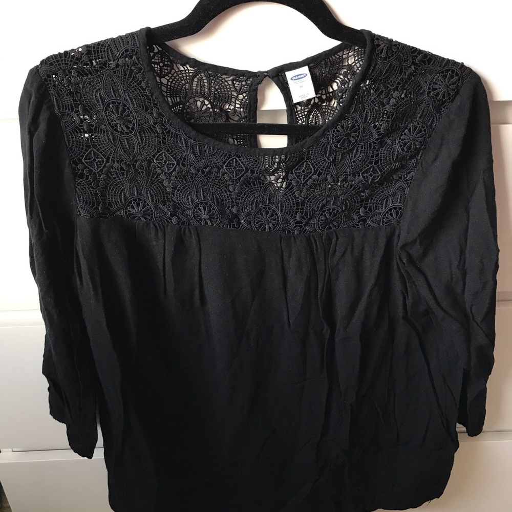 Old Navy black blouse | size M